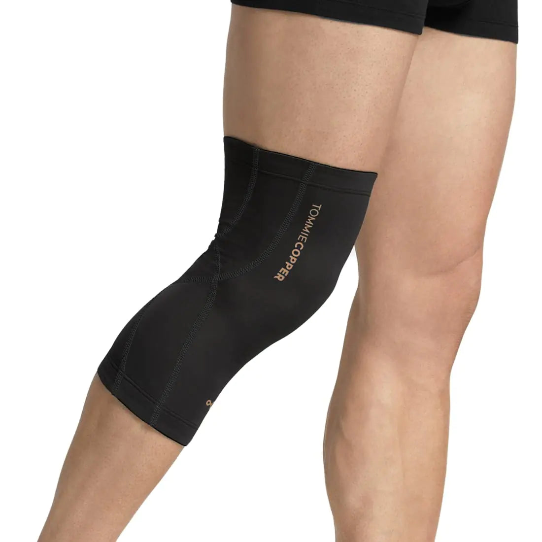 Tommie Copper Performance Compression Knee Sleeve l Knee Brace for Joint Support l Men and Women Black - Small