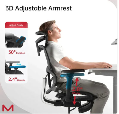 Ergonomic Office Chair With Footrest